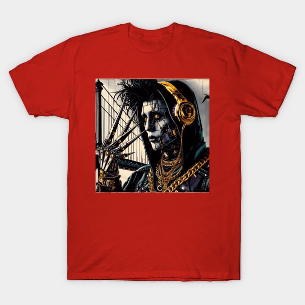 DJ SCISSORHANDS 7 T-Shirt by impacteesstreetwear